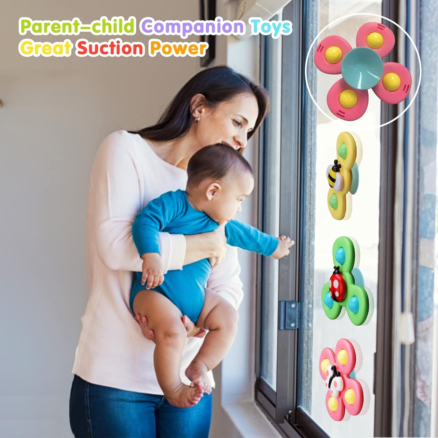 Thumbnail 3 de Yumuwind Suction Spinners Baby Toy 1+