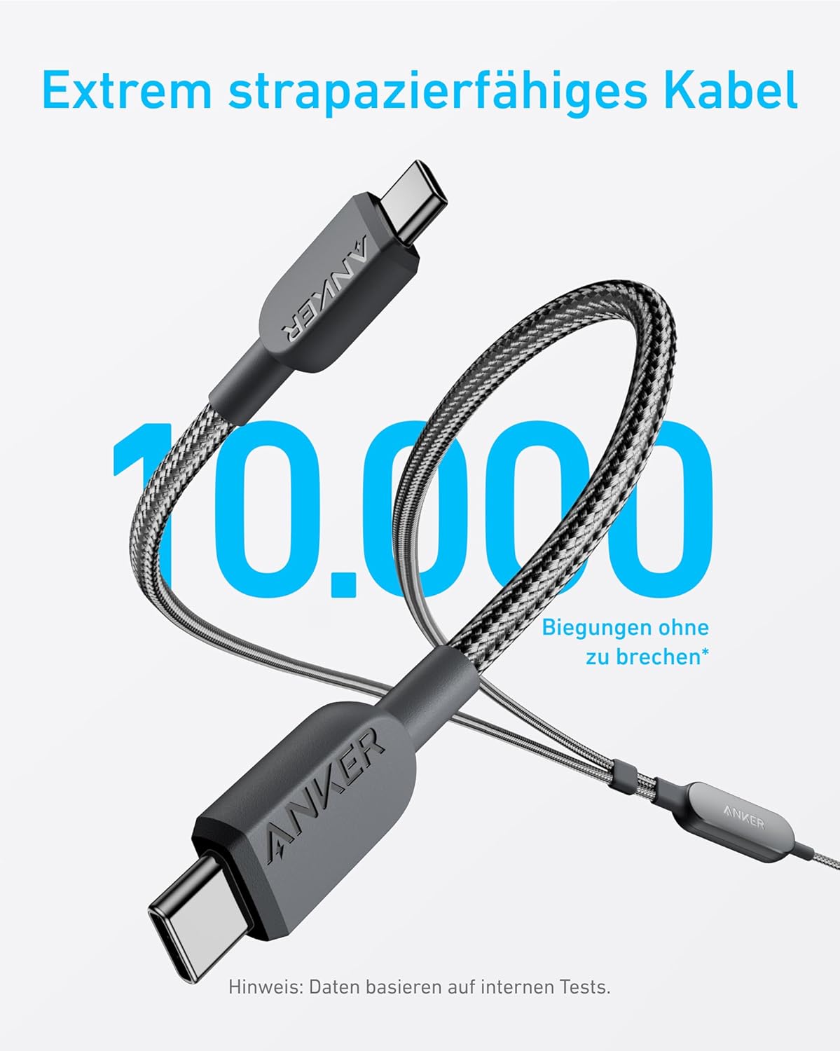 Thumbnail 4 de Anker 2‑in‑1 USB C Kabel 140W 1,8m