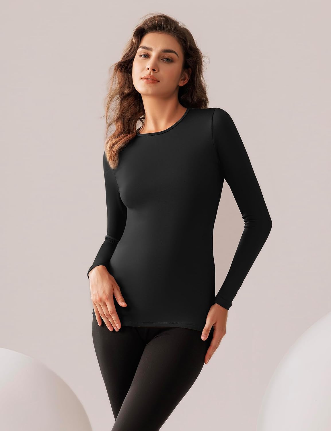 Thumbnail 2 de Harlamvar Women's Thermal Long Sleeve Top for Warmth 💃