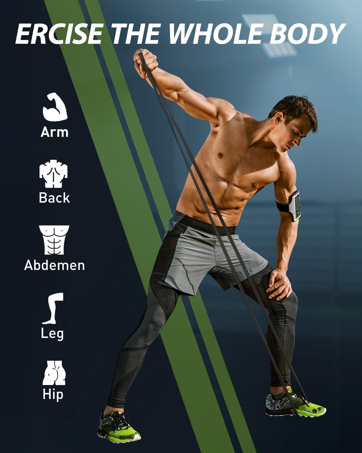 Thumbnail 6 de Dapofajo Silicone Resistance Bands