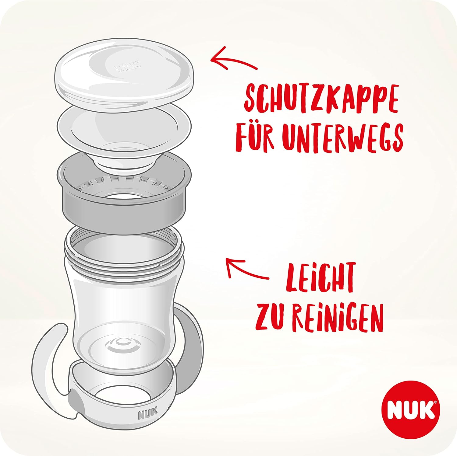 Detalle 1 de NUK Mini Magic Trinklernbecher 160 ml