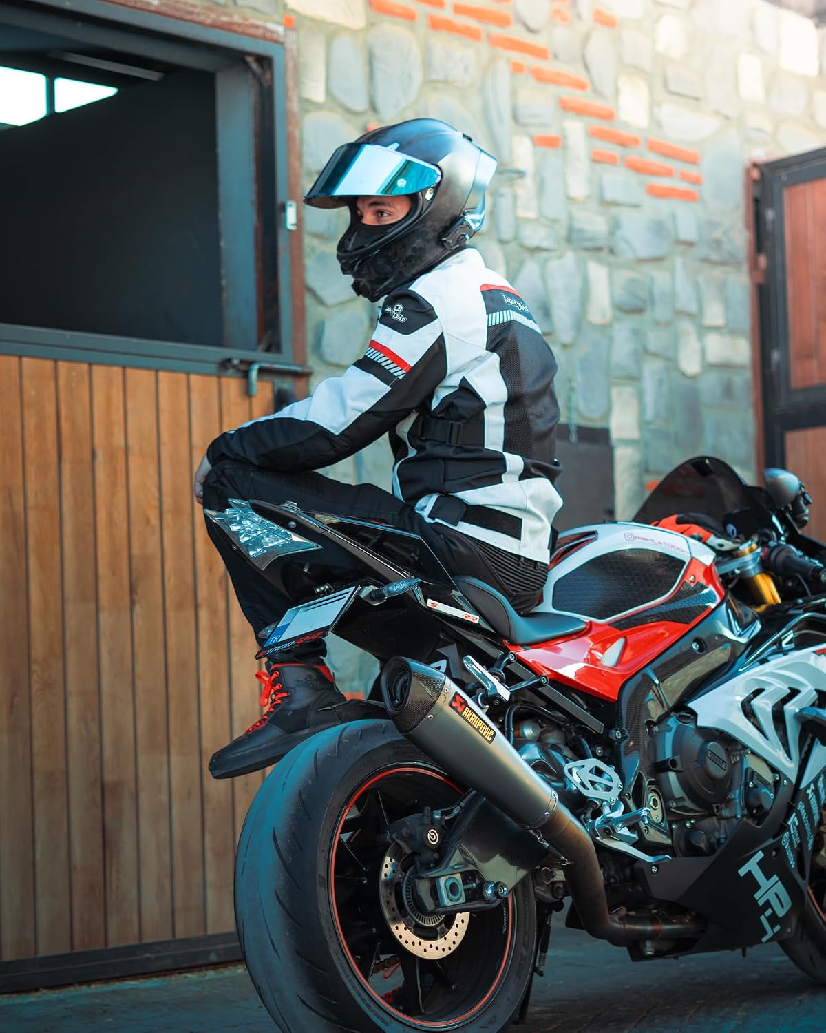 Thumbnail 2 de BORLENI Motorradjacke Sommer Herren