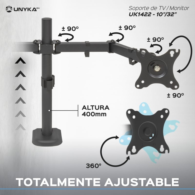 Thumbnail 1 de UNYKAch soporte doble para monitor UK1422