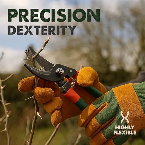 Detalle de DIY Doctor Heavy Duty Thorn Proof Gardening Gloves for Men, 1 Pair