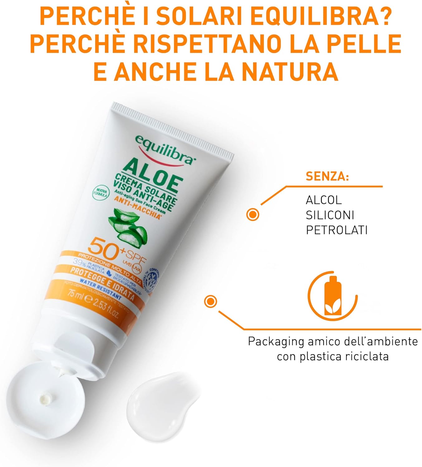 Thumbnail 2 de Equilibra Crema Viso Solare SPF50+ 75 ml – Protezione e Idratazione per una Abbronzatura Sana