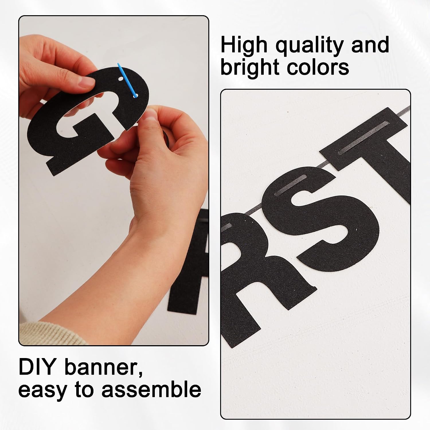 Thumbnail 2 de BEISHIDA 116‑Piece Glitter Letter Banner Kit