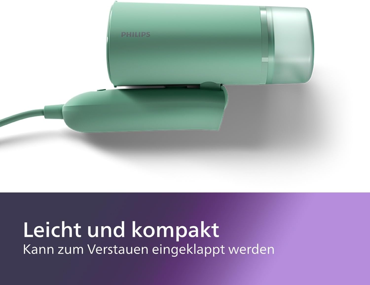 Thumbnail 3 de Philips 3000-Serie Tragbarer Dampfglätter STH3010/70 – 1000 W, kompakt und faltbar