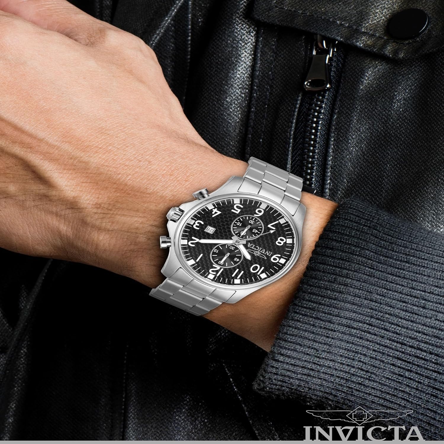 Thumbnail 1 de Invicta Specialty Montre Homme 48 mm - Mouvement Quartz en Acier Inoxydable