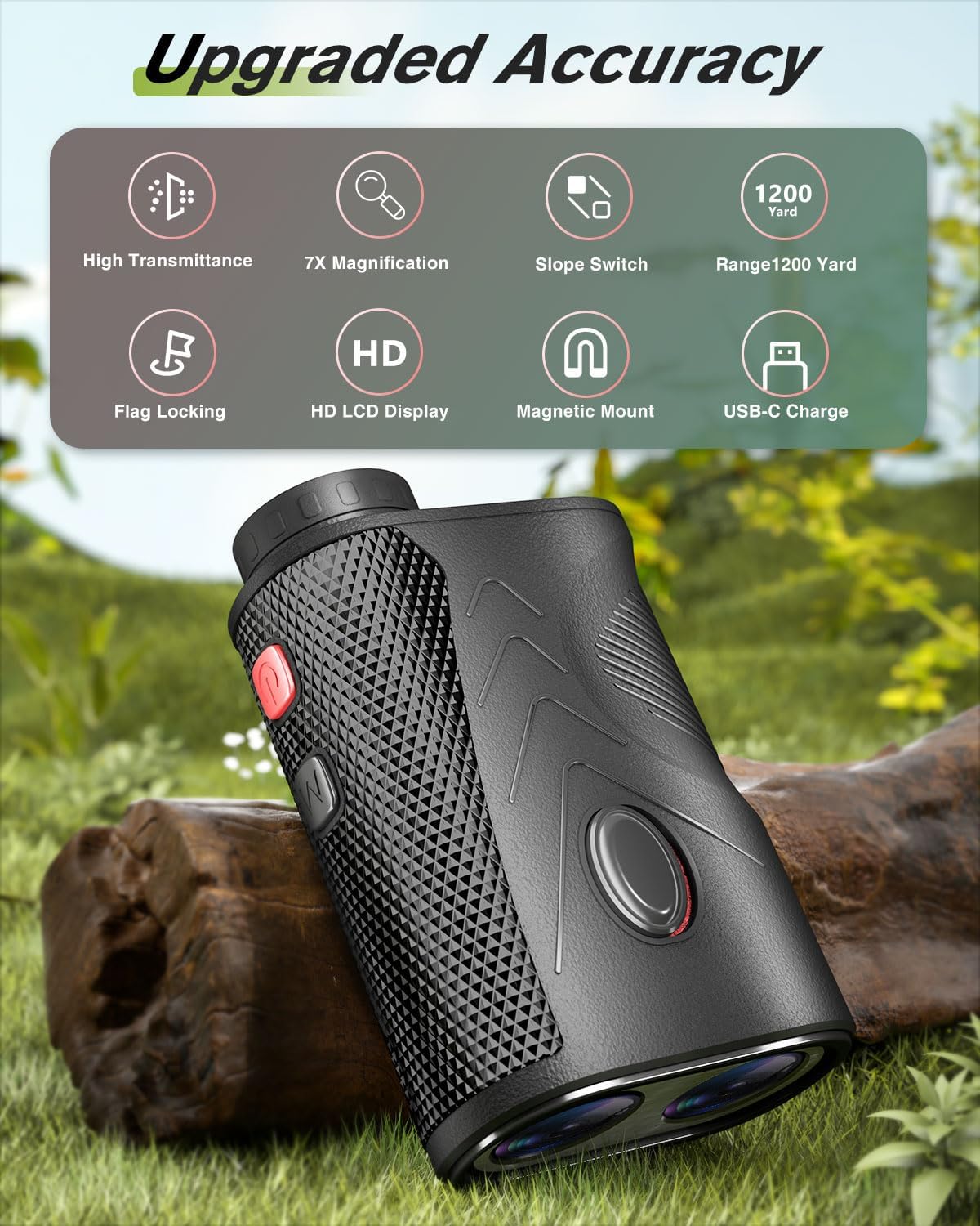 Detalle 2 de 1200 Yards Range Finder Golf 7X with Slope