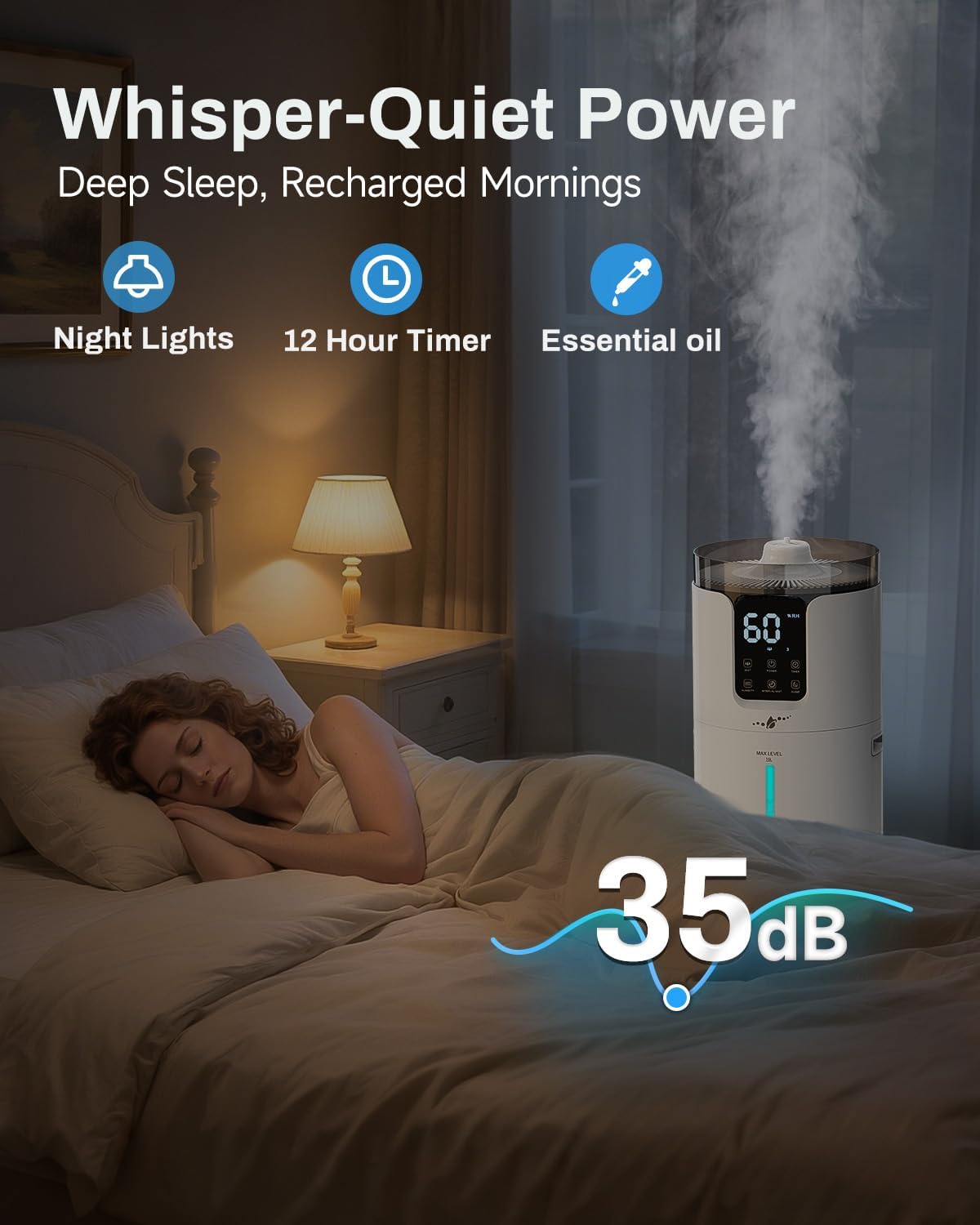Thumbnail 5 de Lacidoll Humidifier 16L for 1500 ft² 🏠