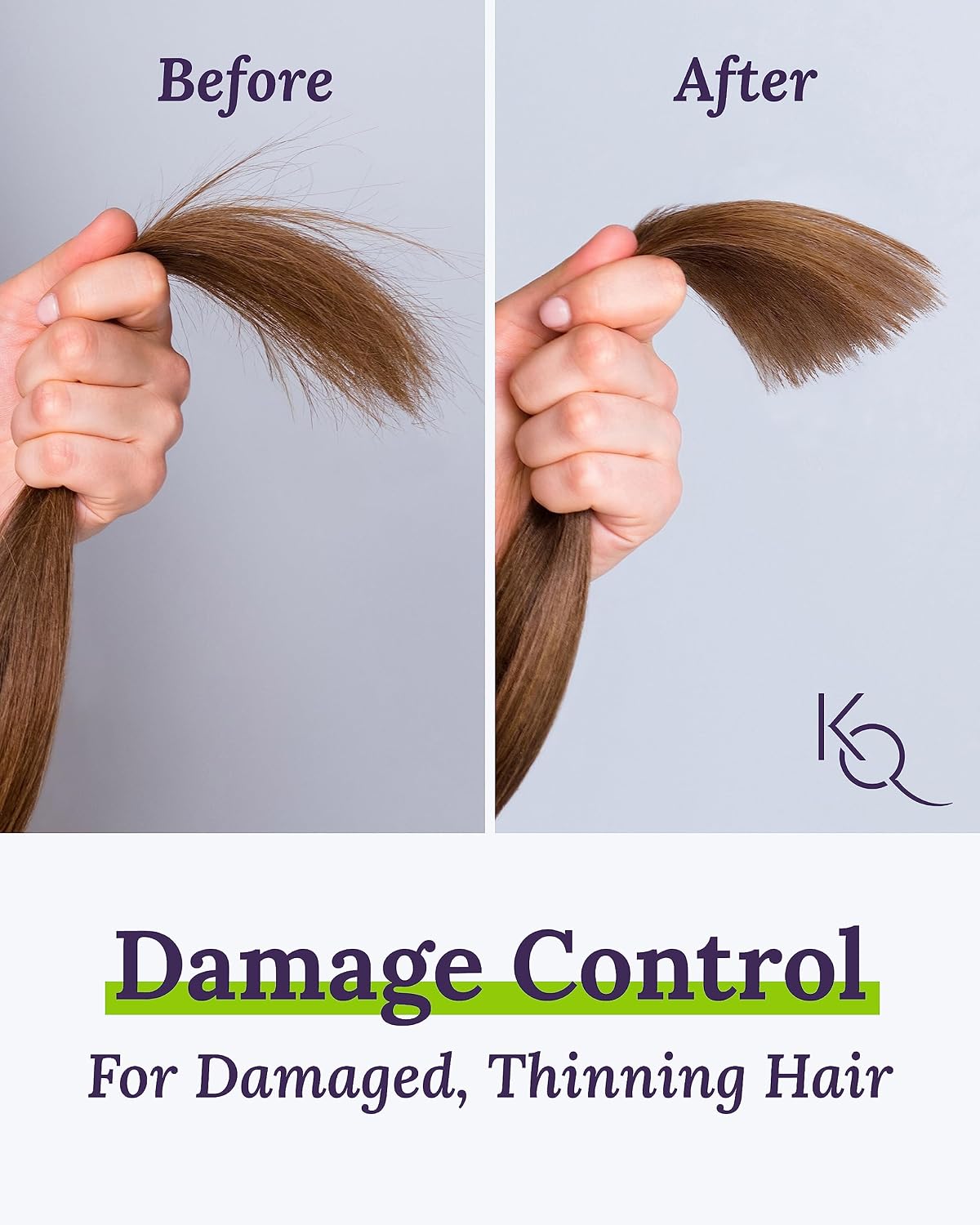 Detalle 2 de Keranique KQ-2023 Damage Control Shampoo & Conditioner with Keratin