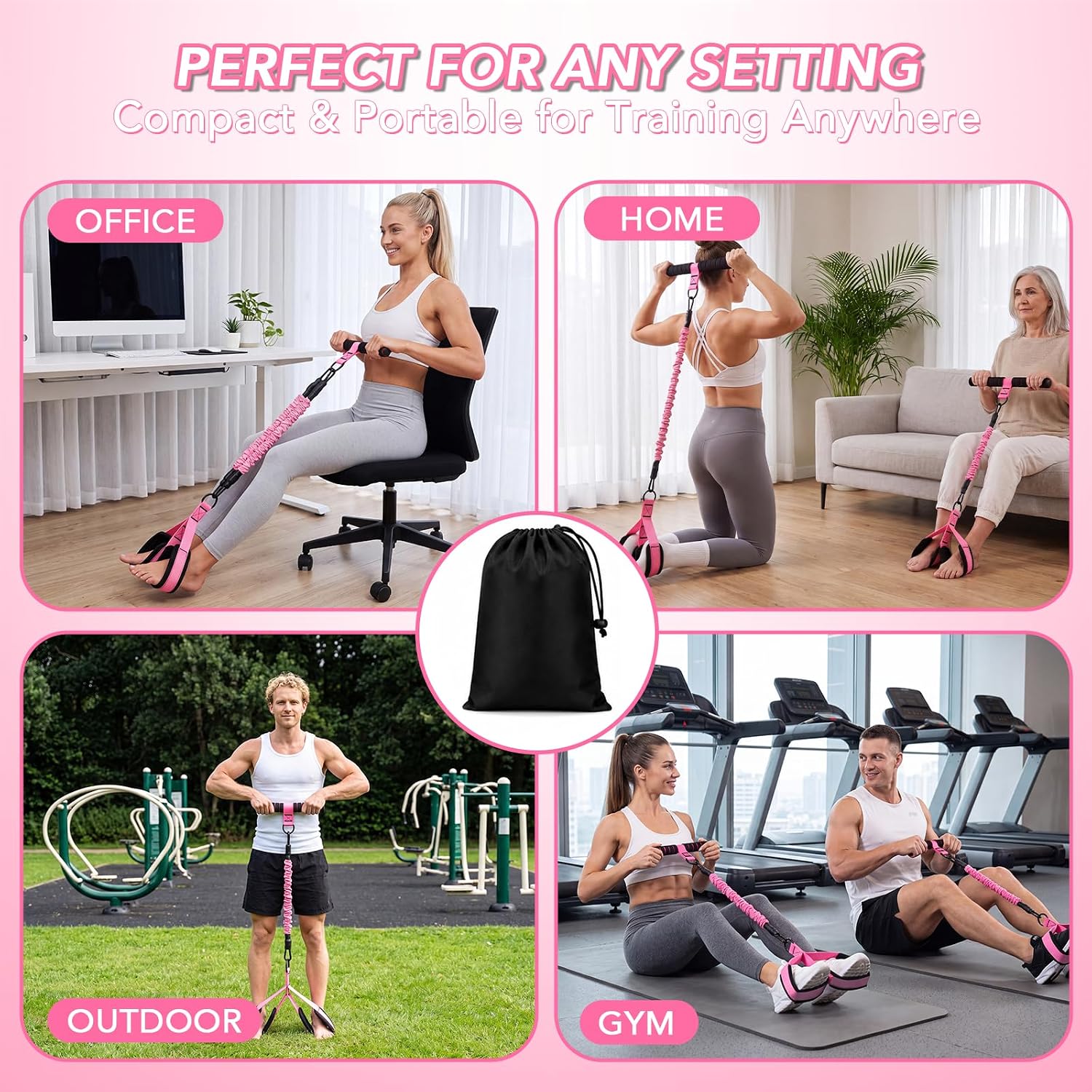 Thumbnail 6 de NAJOV Pedal resistance band, 3-tube