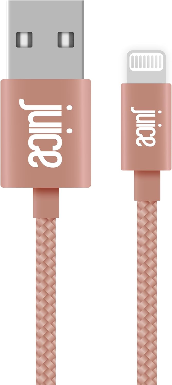 Thumbnail 2 de Juice Apple Lightning Cable 1m Braided Rose Gold