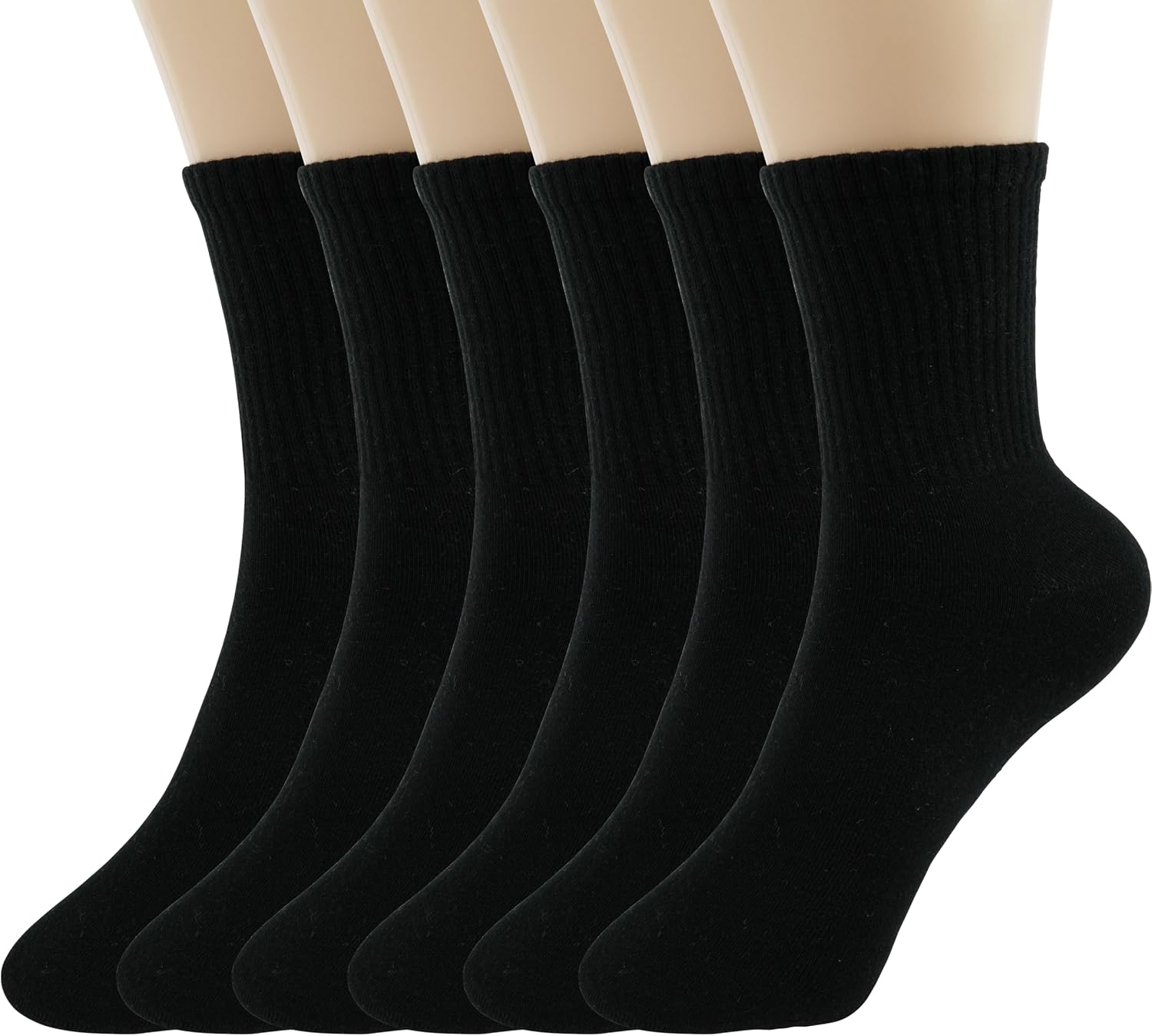 Thumbnail 6 de BomKinta Women Casual Calf Socks – Cute Cotton Crew Socks, 6 Pairs (Size 5-10)