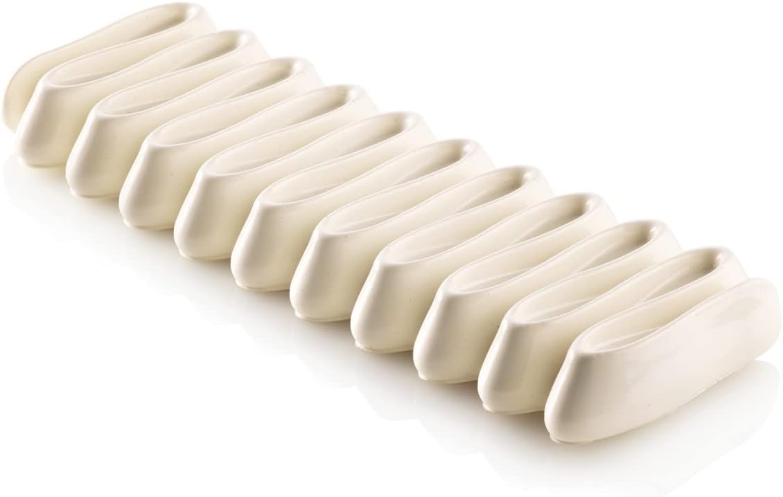 Detalle de Silikomart KIT Tarte Nouvelle Vague – Ring + Dekorationsmatte, Platin-Silikonform