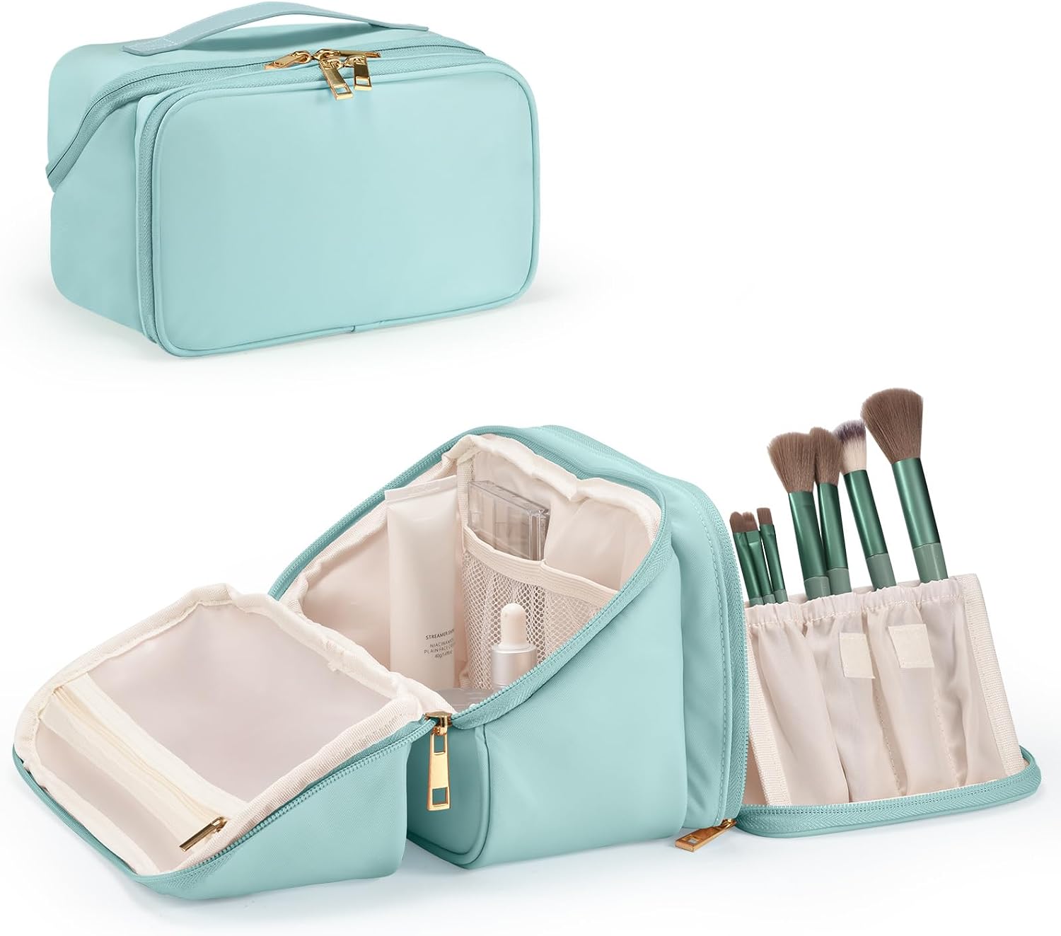 Thumbnail 6 de HauteHues Travel Makeup Bag, 9.6 x 5.9 x 5.3 Inches