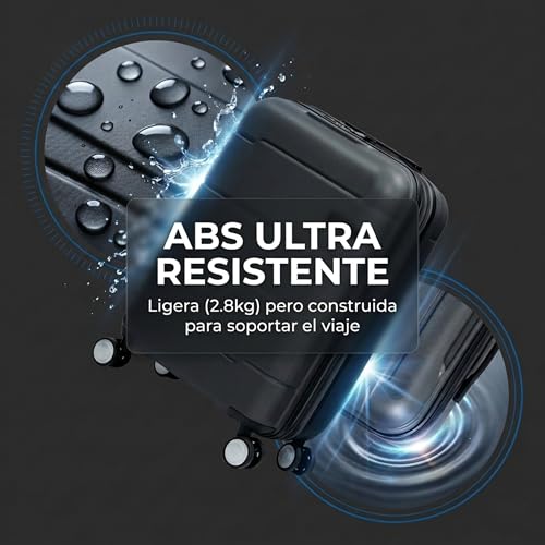 Thumbnail 3 de Unik REVOLUTION Maleta de Cabina 55x40x20 cm Expandible (41L) – ABS ligero, 4 ruedas 360°, TSA, Taupe