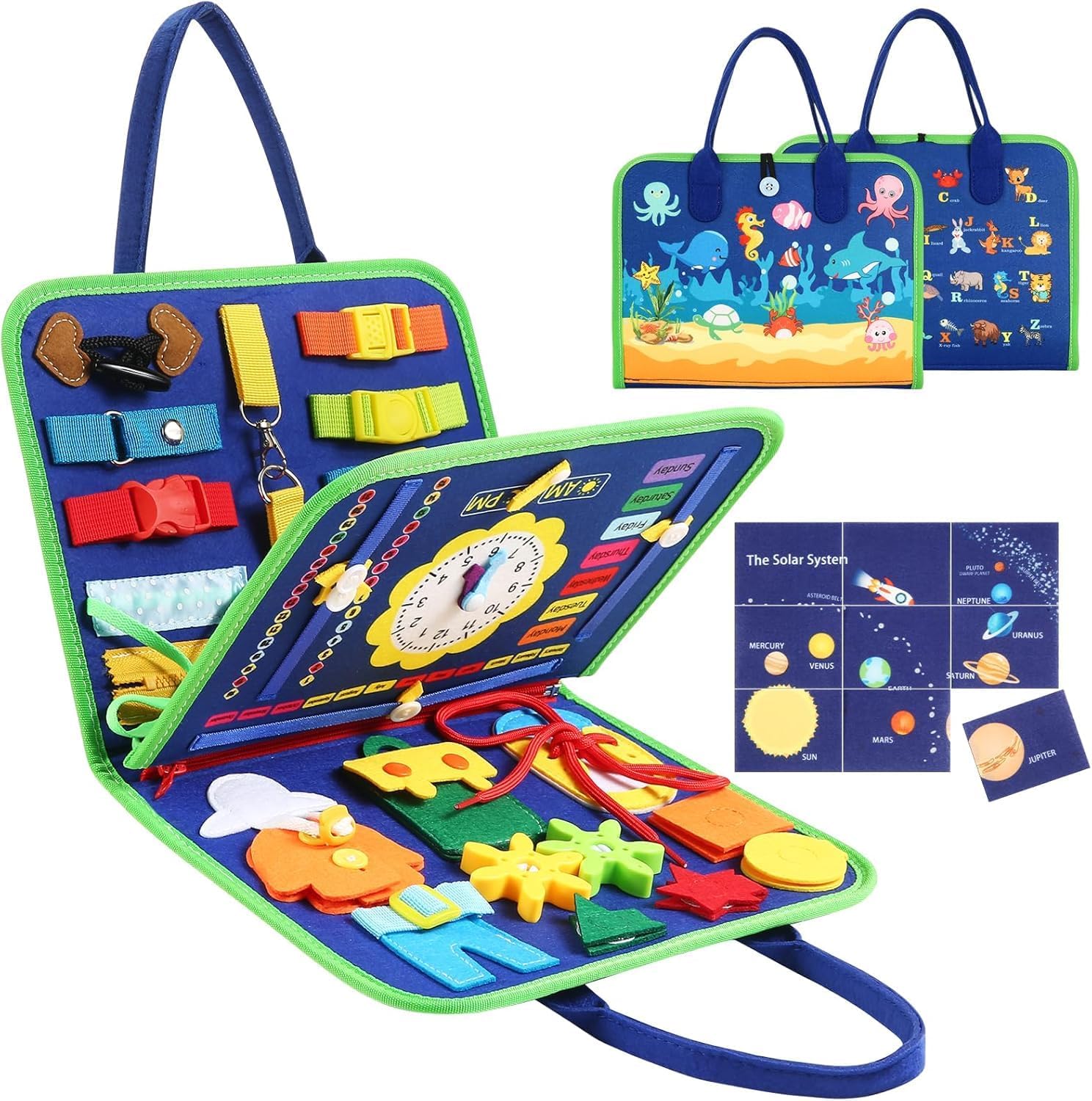 Detalle de khlerox Busy Board Montessori sensory toy for kids 🎲