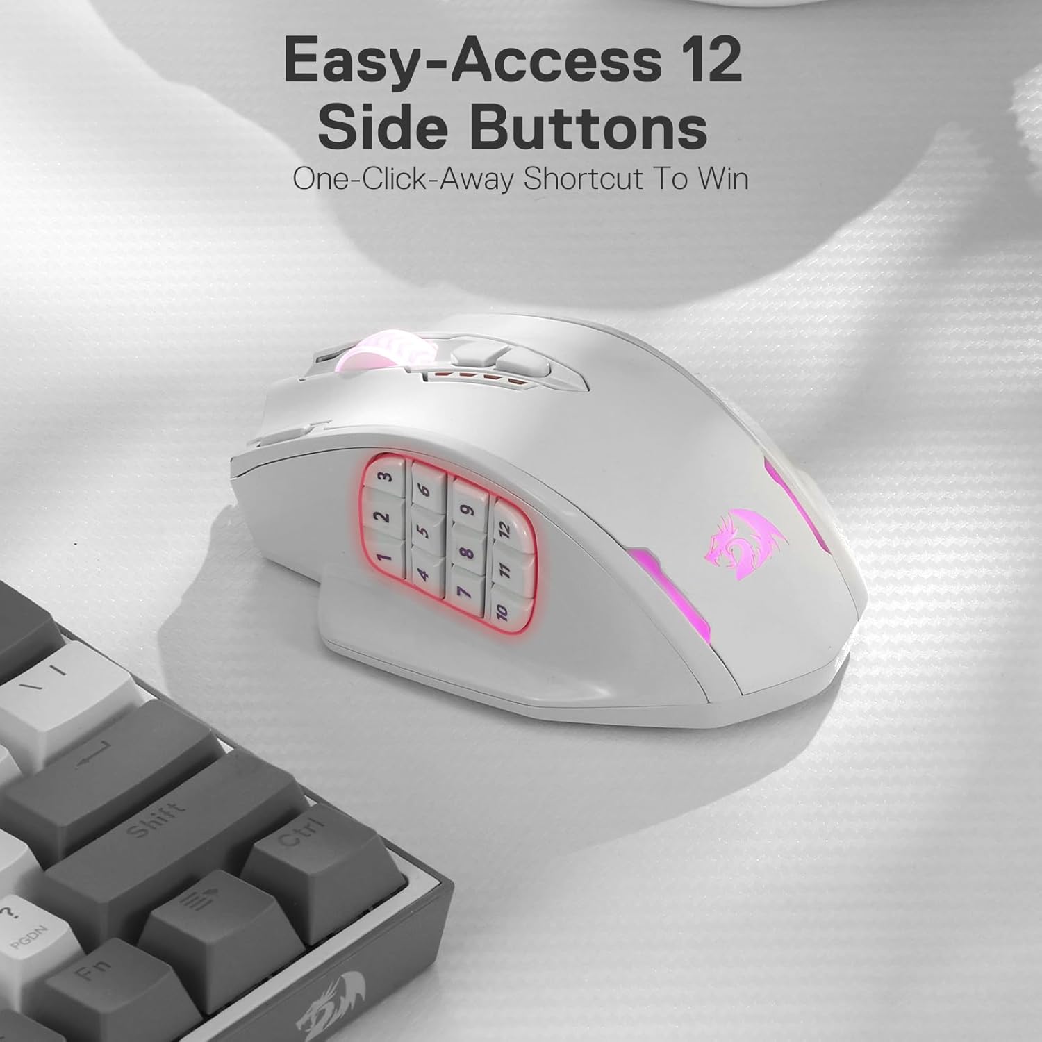 Detalle de Redragon M913 Impact Elite Wireless Gaming Mouse