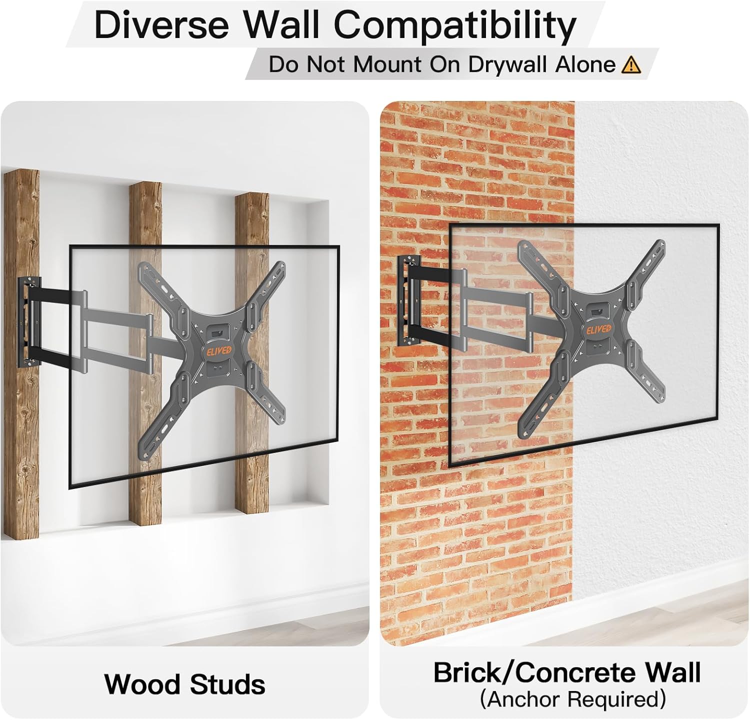Thumbnail 5 de ELIVED Long Arm TV Mount 37.4in