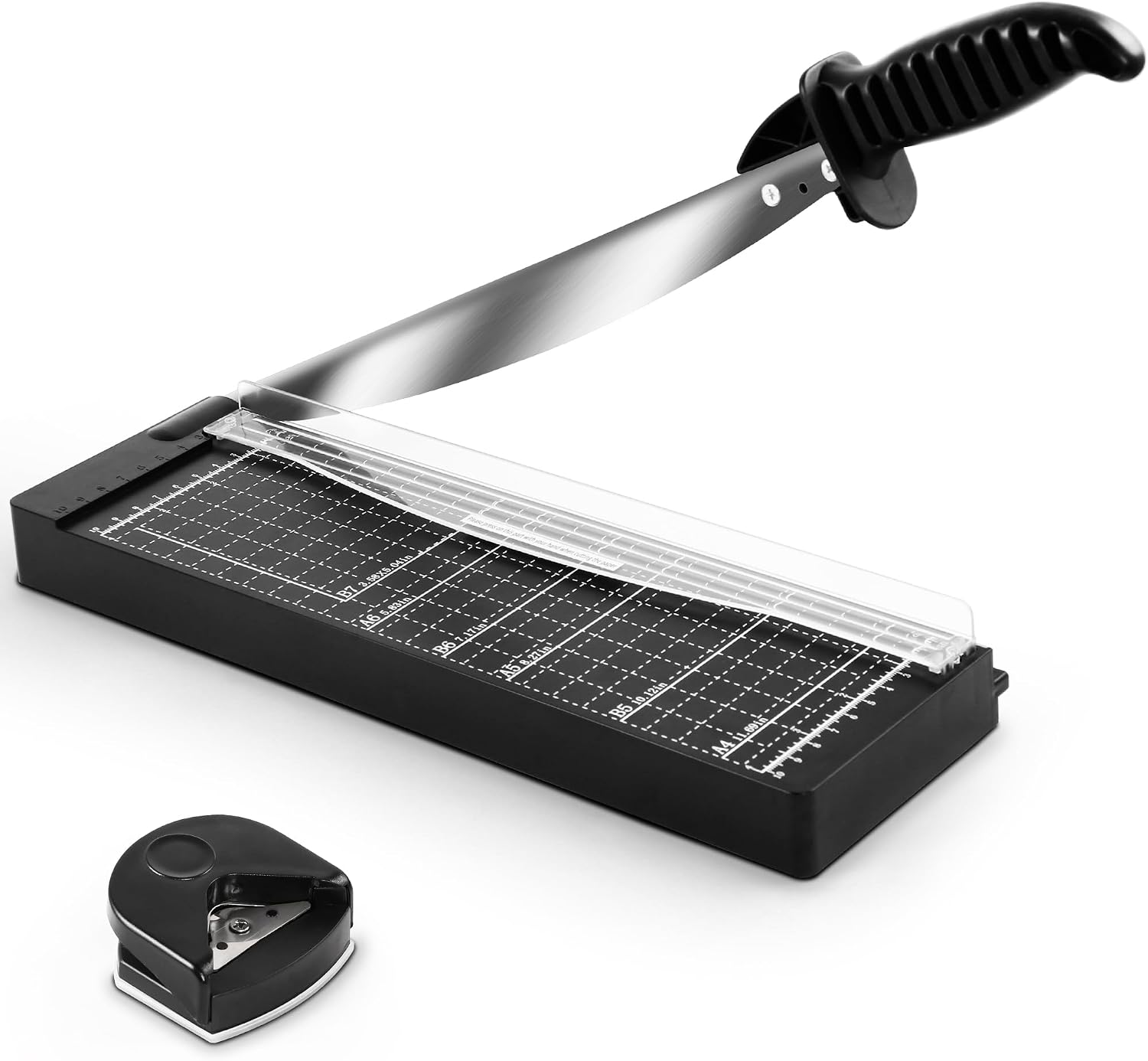 Detalle de MAKEASY STC408-S 12-Inch Guillotine Paper Cutter with Corner Rounder