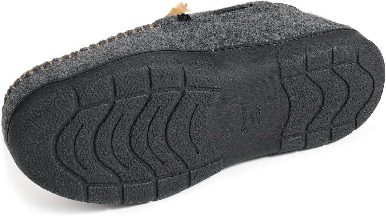 Detalle 2 de Zigzagger Loafer Men's Moccasin Slippers, Plush Lining and Rubber Sole