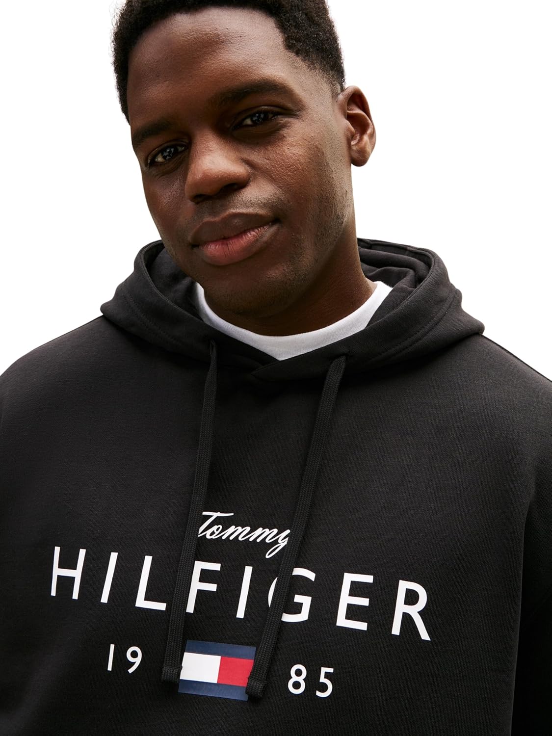 Detalle 2 de Tommy Hilfiger men’s pullover hoodie for everyday wear