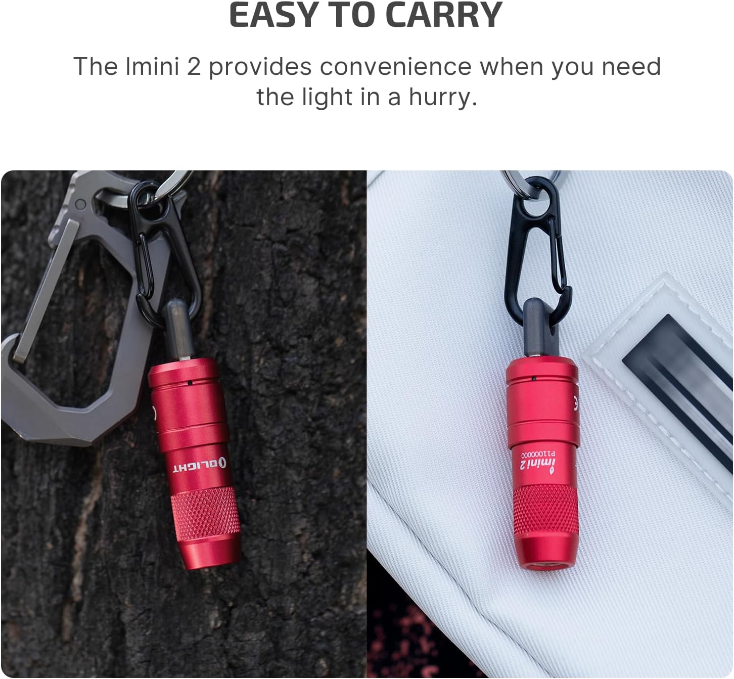 Thumbnail 6 de OLIGHT iMini 2 Keychain Light (50 lumens) – rechargeable mini torch with magnetic base and integrated USB charging