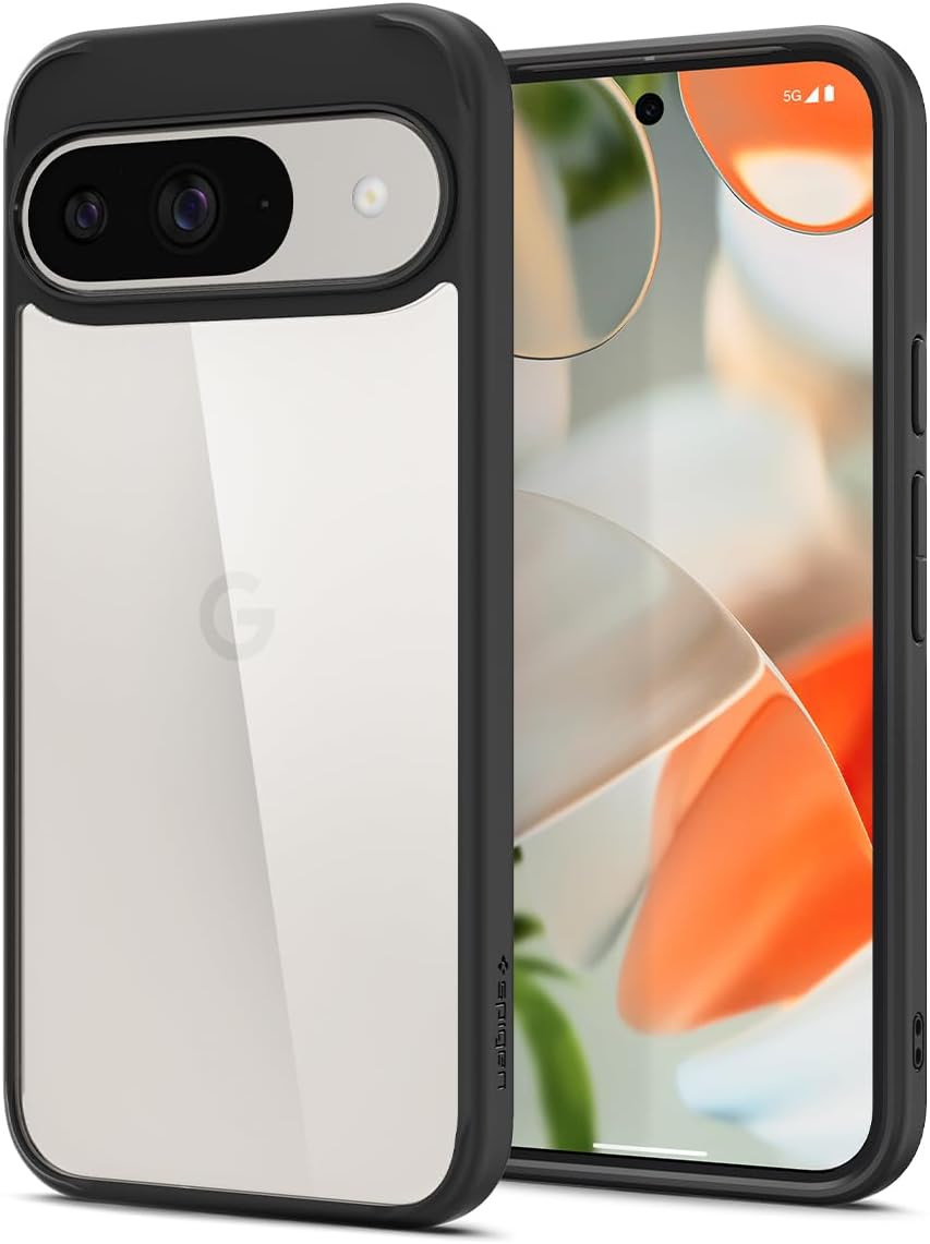 Detalle de Spigen Cover Ultra Hybrid compatibile con Google Pixel 9/9 Pro – Nero opaco