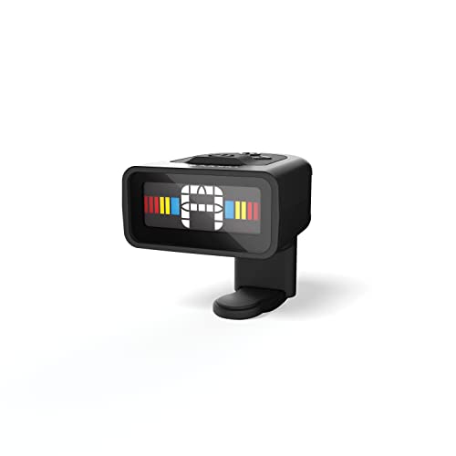 D'Addario Micro Headstock Tuner — Afinador discreto y preciso para bajo, guitarra y más (Paquete de 1)