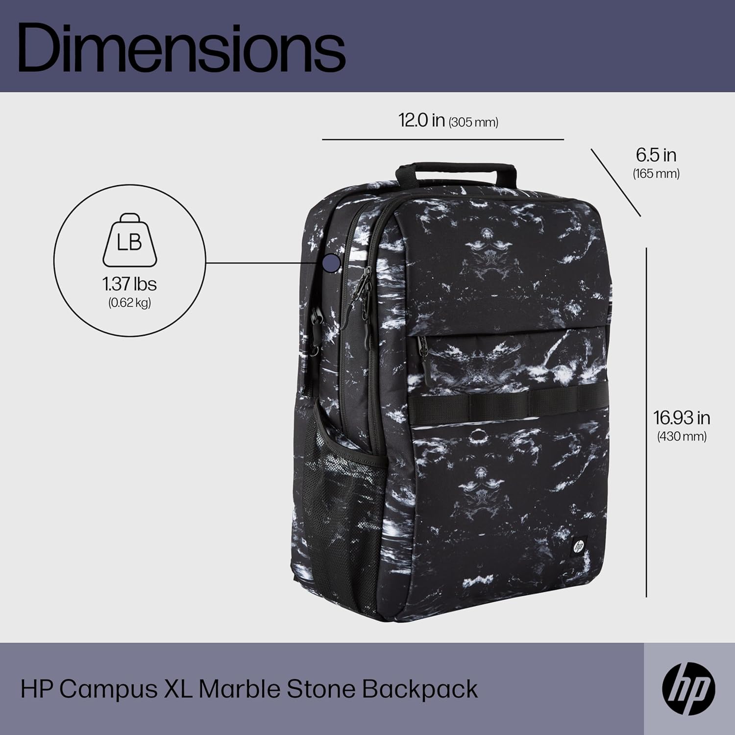 Detalle 2 de HP Zaino per Notebook Professionale Multicolore — Unisex, 16,1