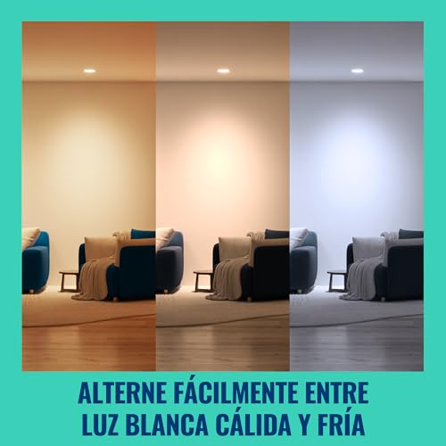 Detalle de WiZ Foco Inteligente LED de cristal GU10 RGB (4 uds) – compatible con Alexa, Google Assistant y Apple Home