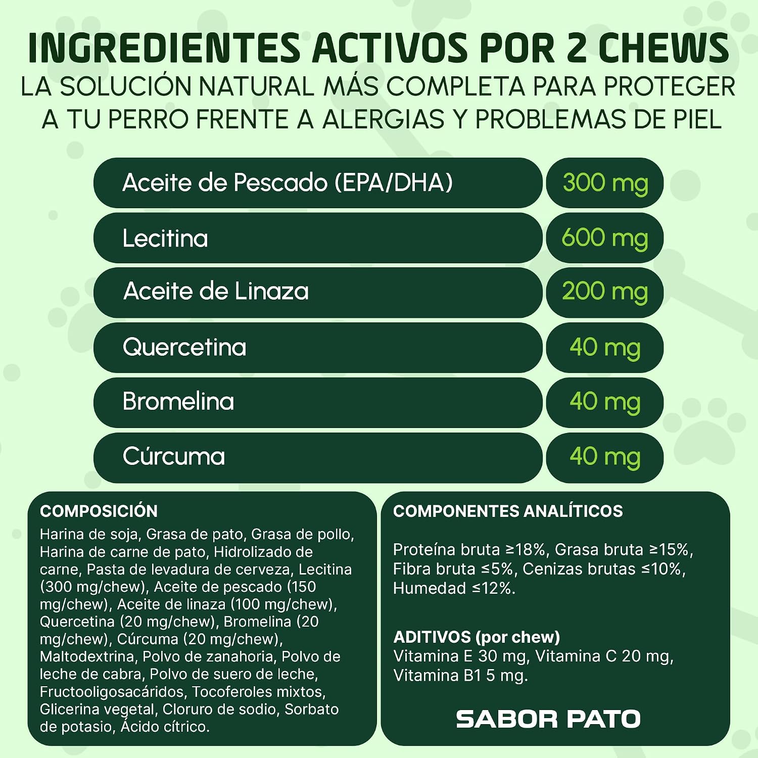 Thumbnail 4 de Alivio Alergia Perros de Acevit Nutrition 150 uds: suplemento inmunológico y de piel para mascotas