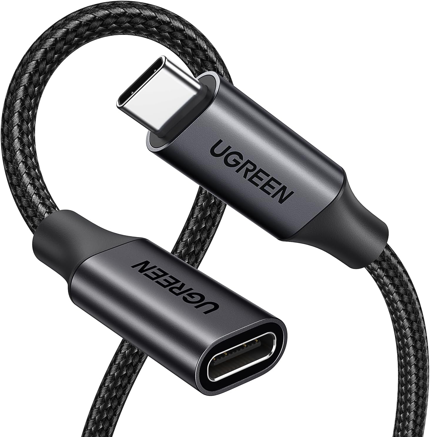 UGREEN Rallonge USB‑C 3.2 Gen 2 100 W (4K 60 Hz, 10 Gbps) 1 m – Noir