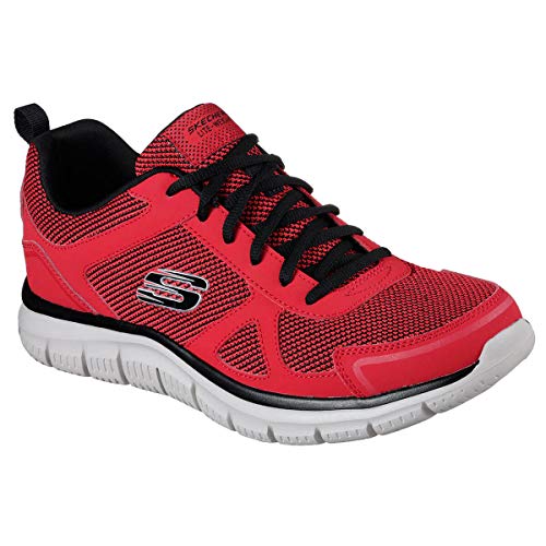 Detalle de Skechers Men’s Track Bucolo Trainer, Red – UK 10