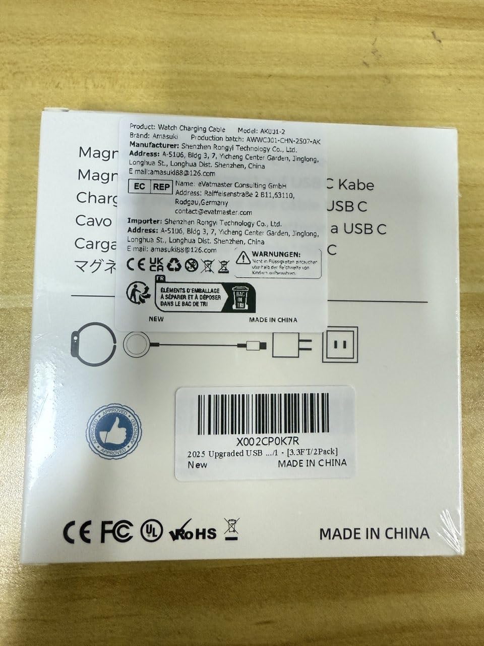 Thumbnail 6 de [2 Pack] USB-C Magnetic Apple Watch Charger – Wireless Portable iWatch Charging Cable (1m, 2 Pack)