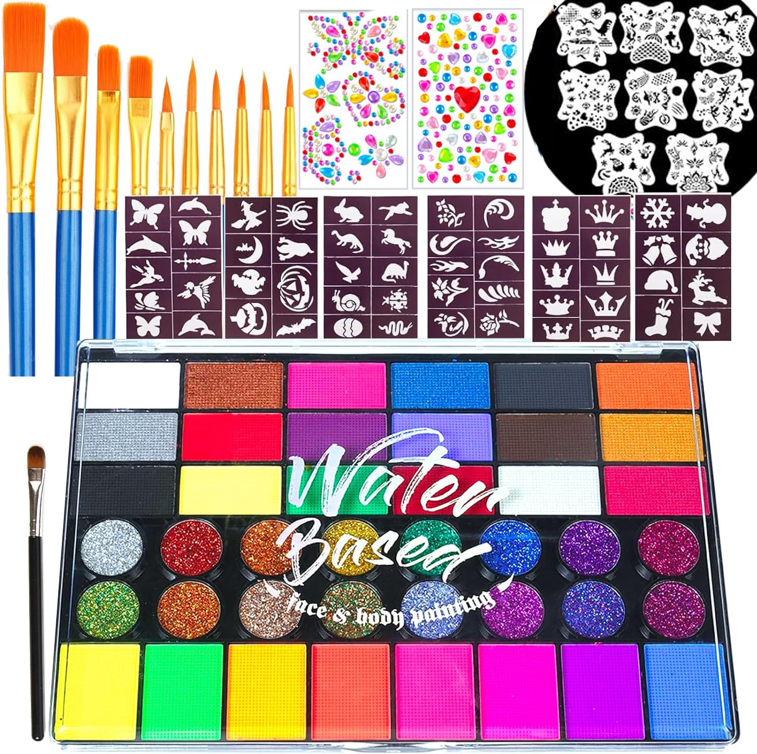 Detalle de Kinderschminke Set 42 Farben Schminkpalette