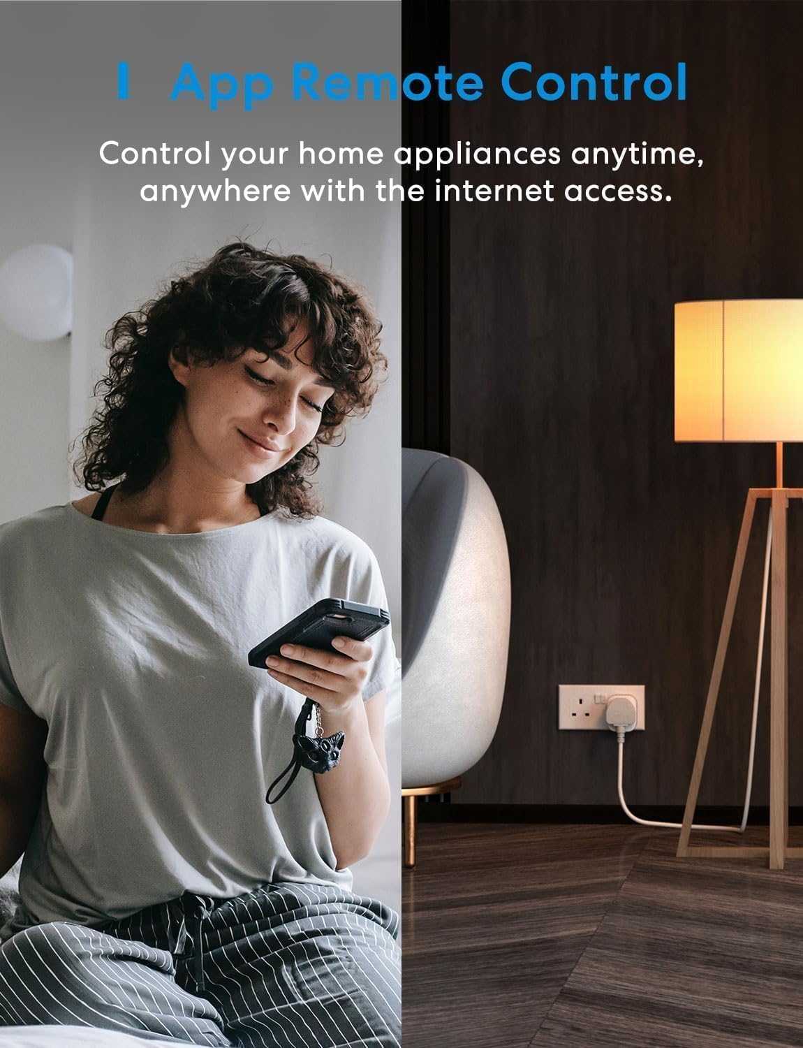 Thumbnail 5 de Meross Matter Smart Plug Mini with Energy Monitoring (13A) – 4 Pack, Wi‑Fi control with voice remote