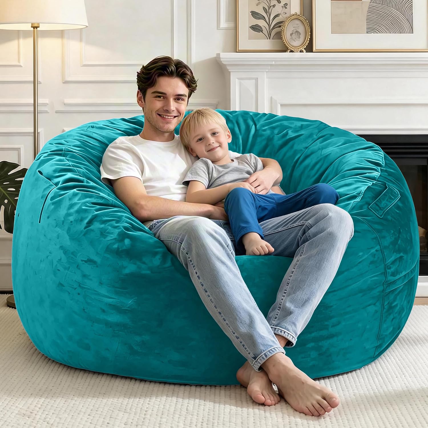 Thumbnail 3 de Lilanoon Bean Bag Chair 5FT