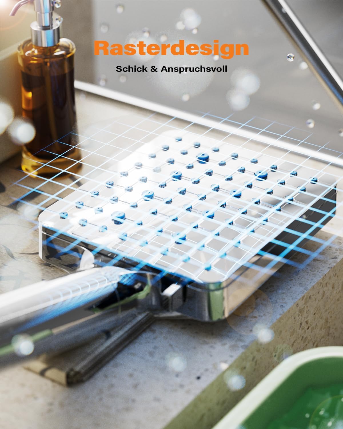 Thumbnail 6 de Cobbe Duschkopf mit Filter für hartes Wasser – Hochdruck-Handbrause mit 20-Stufen Filter und 6 Strahlarten