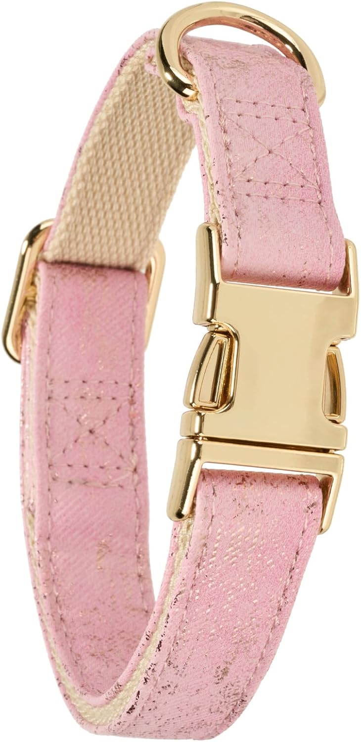 Thumbnail 6 de YUDOTE Soft Leather Dog Collar with Safety Quick Release (Natural Cotton Padded) – Light Blue, XS