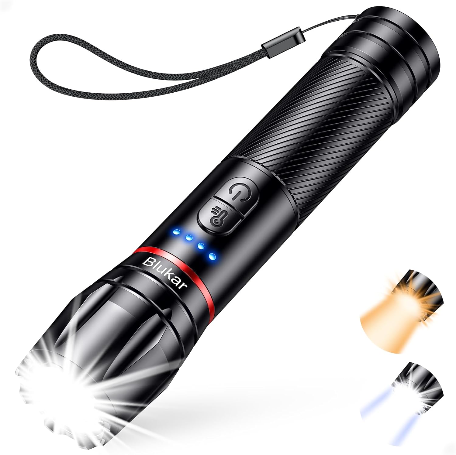 Detalle de Blukar LED Taschenlampe 2000 Lumen