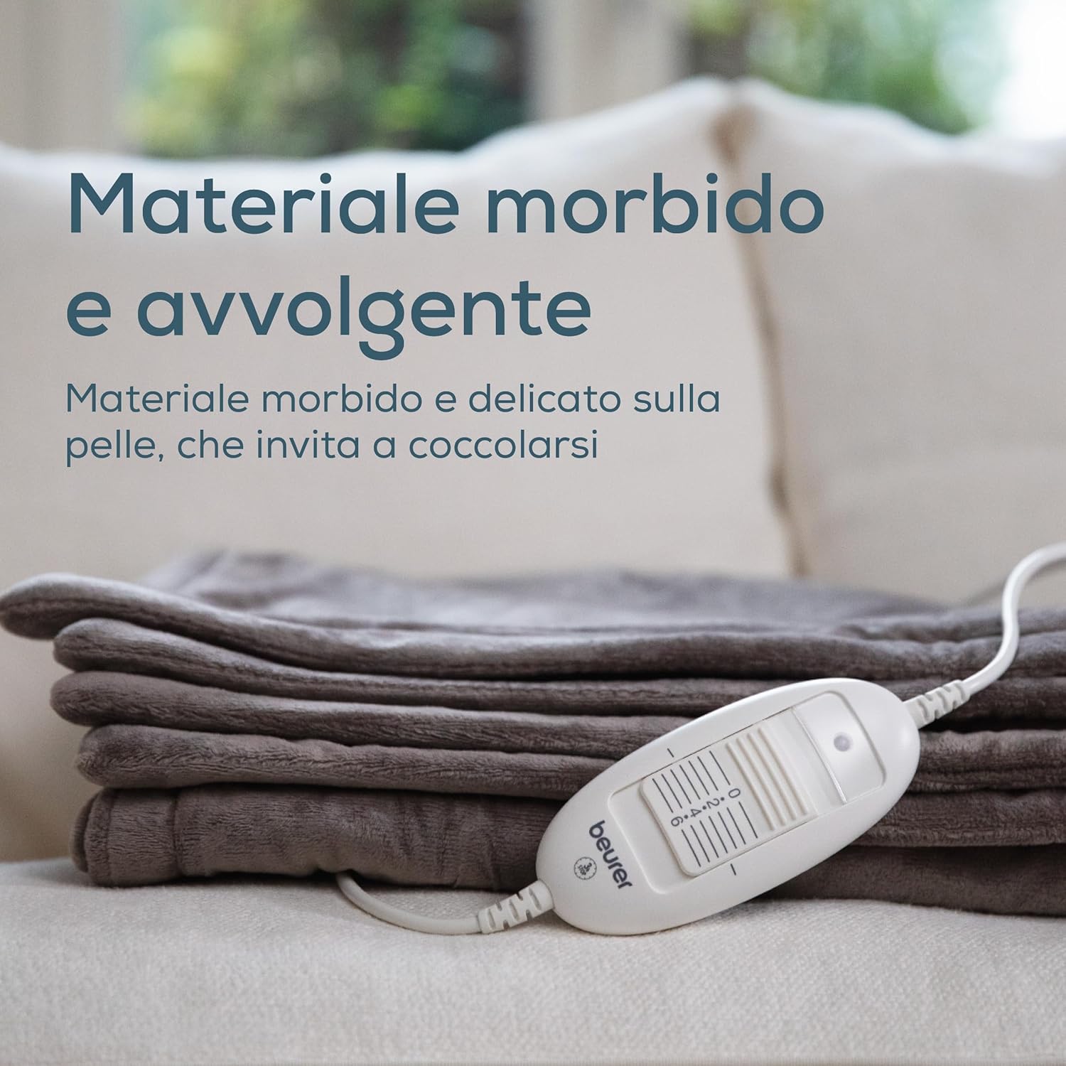 Detalle 1 de Beurer HD 75 Coperta elettrica 180x130 cm