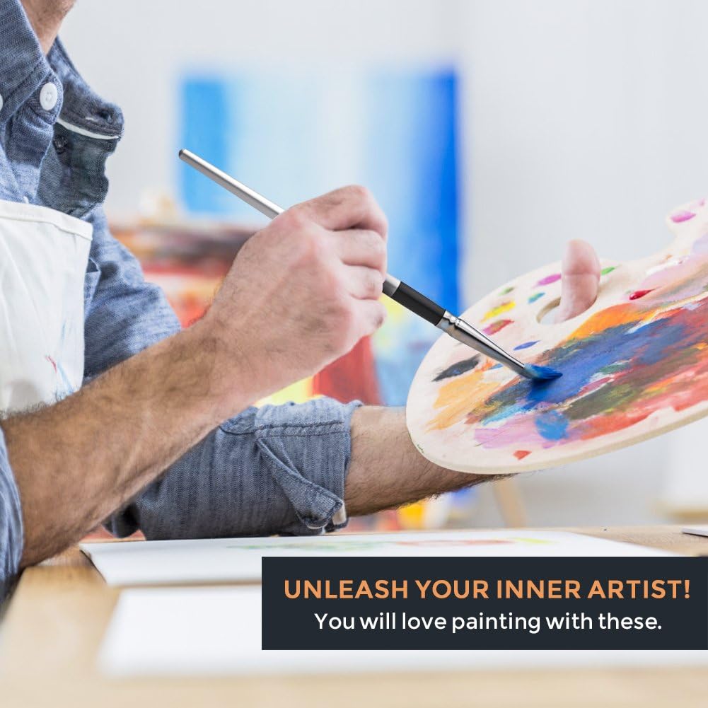 Thumbnail 3 de Nicpro 12 pinceaux peinture 🖌️