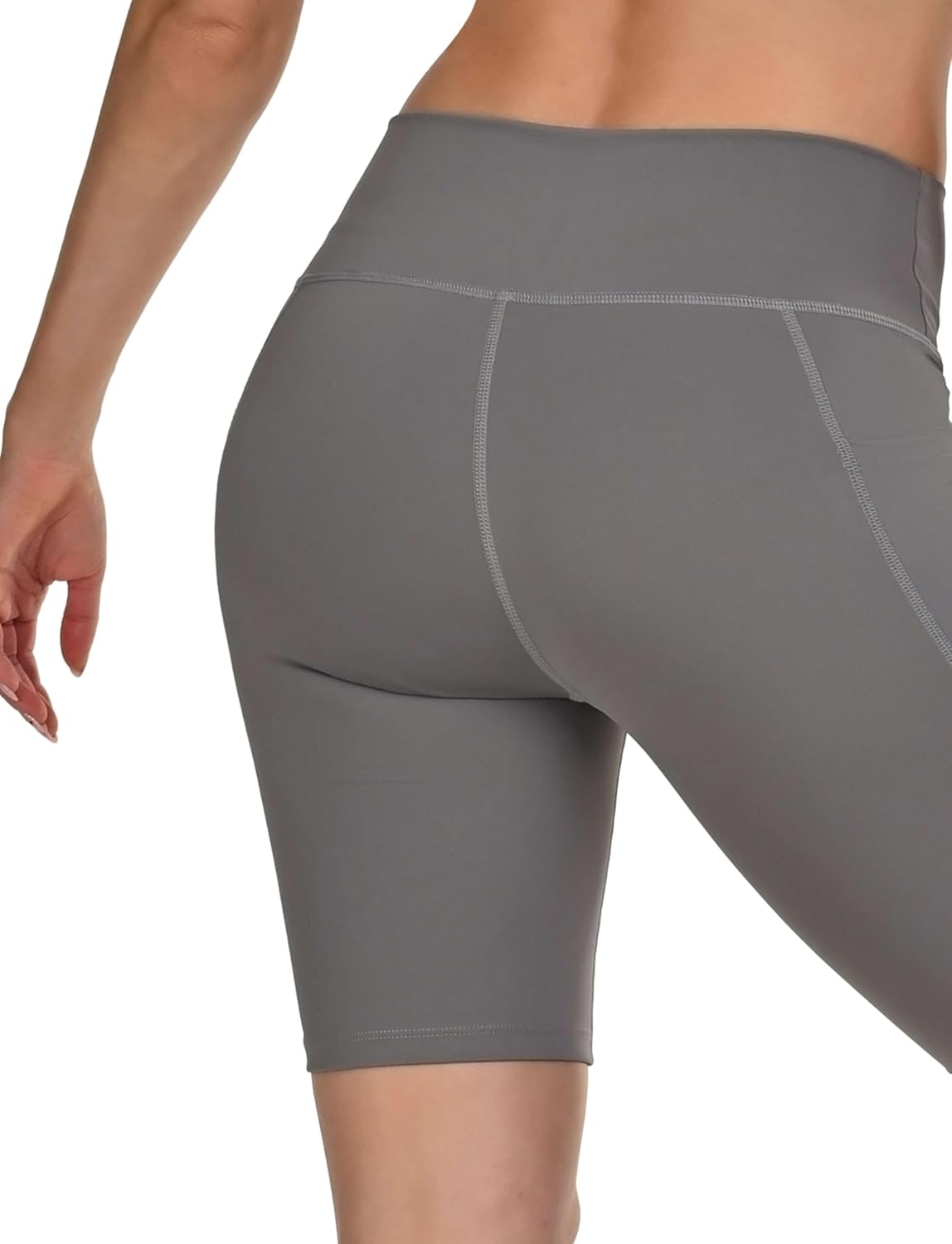 Thumbnail 4 de TCA Pantaloncini da Yoga a Vita Alta da Donna – Pantaloncini Biker Morbidissimi con Controllo Pancia e Tasche Laterali per Corsa, Palestra e Allenamento