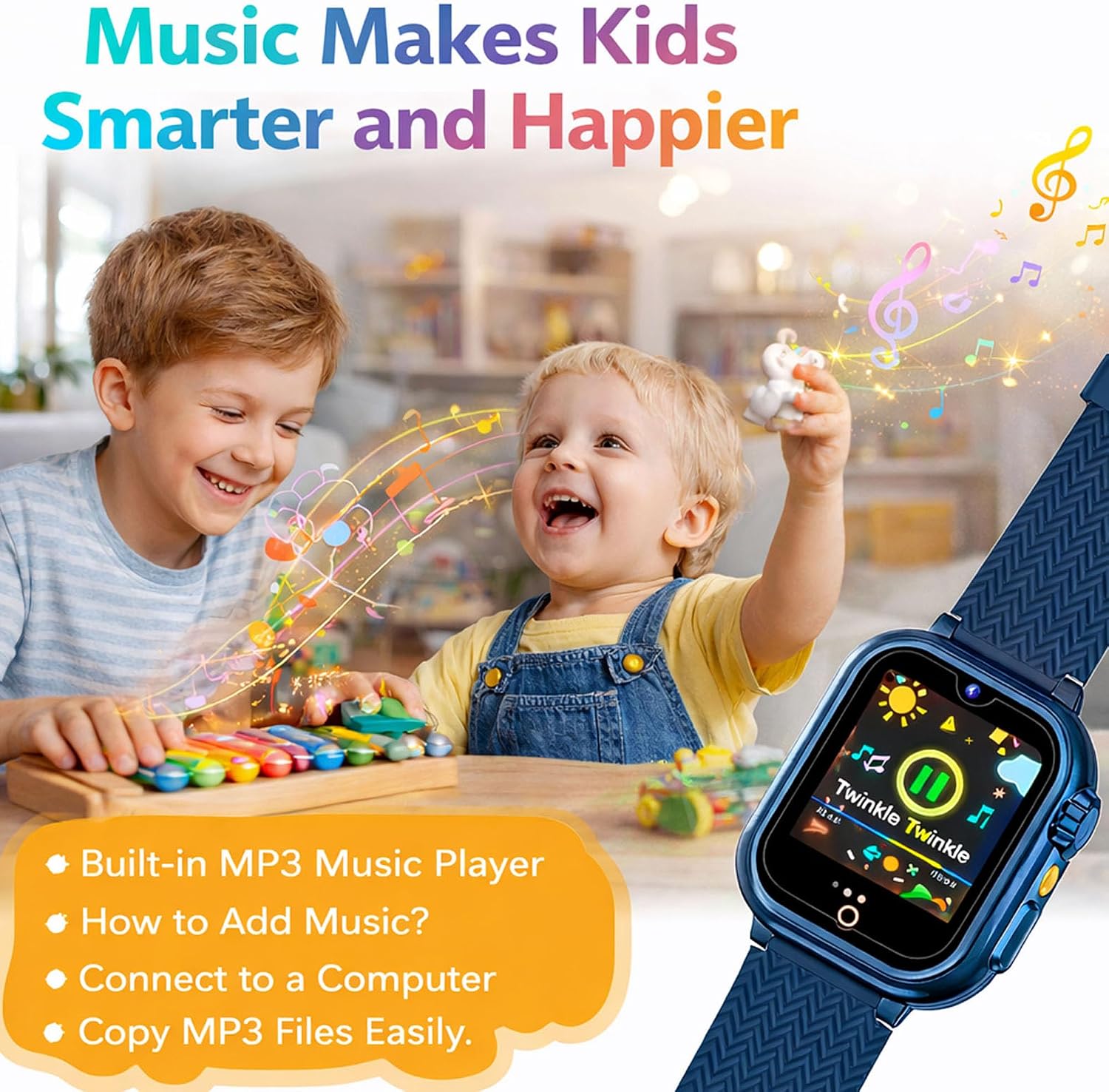 Detalle de Goodatech Kids Smartwatch, 1.54-Inch Touchscreen