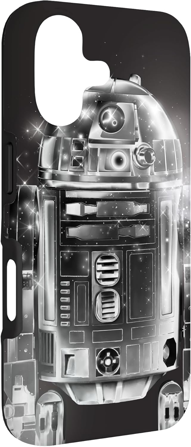 Thumbnail 2 de Coque Star Wars R2-D2 Retro Galaxy Noir pour iPhone 17 (officielle)