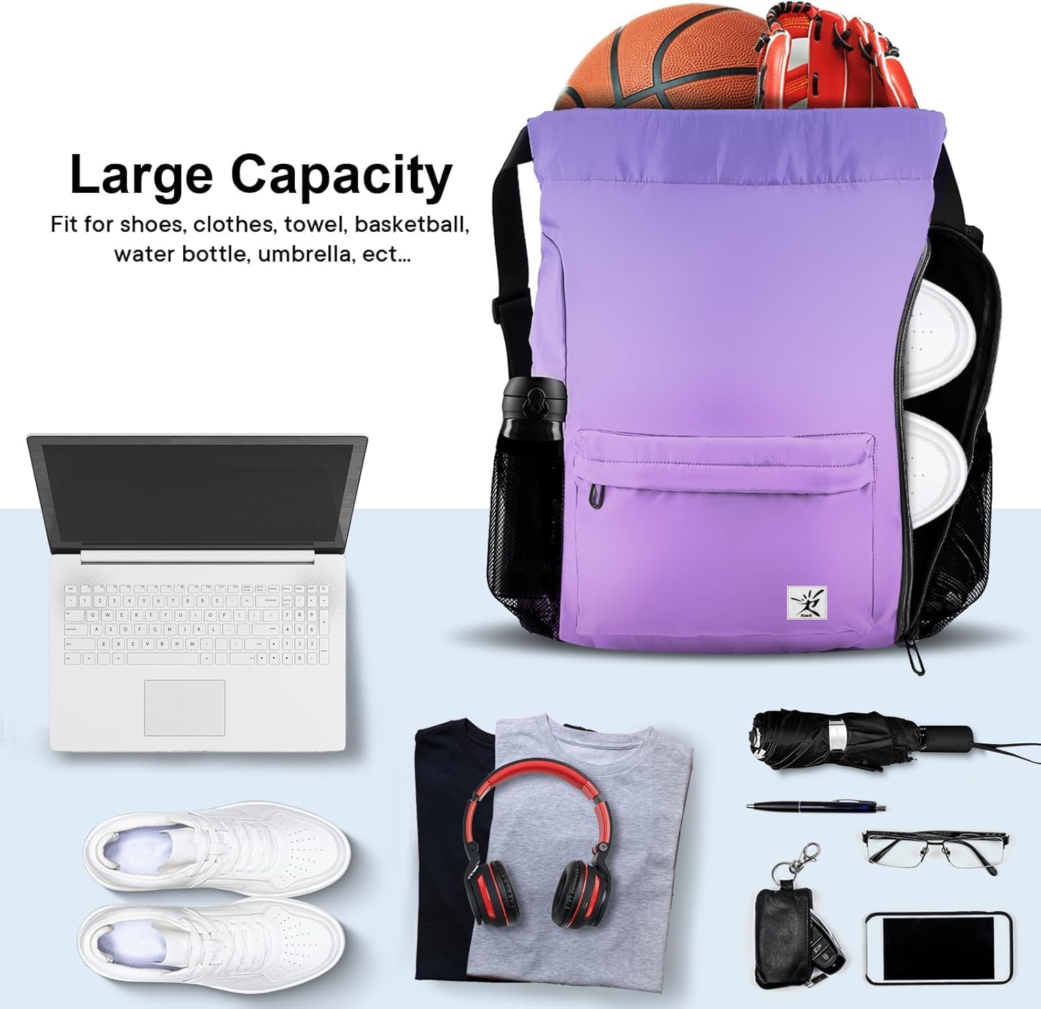 Detalle de Risefit Waterproof Swimming Bag drawstring backpack