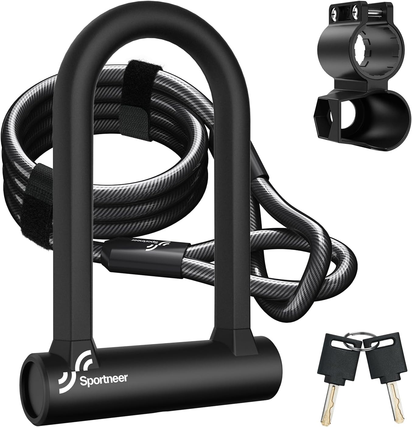 Detalle de Sportneer Bike Lock 17mm D Lock