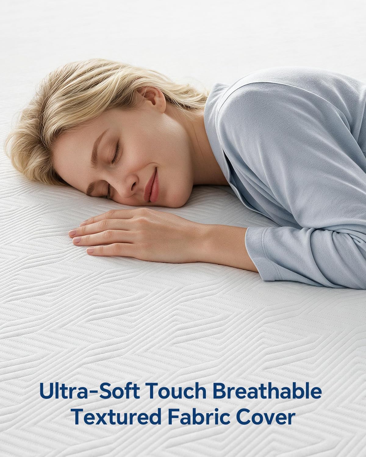 Detalle de BEDELITE Memory Foam Mattress Topper 3-Inch